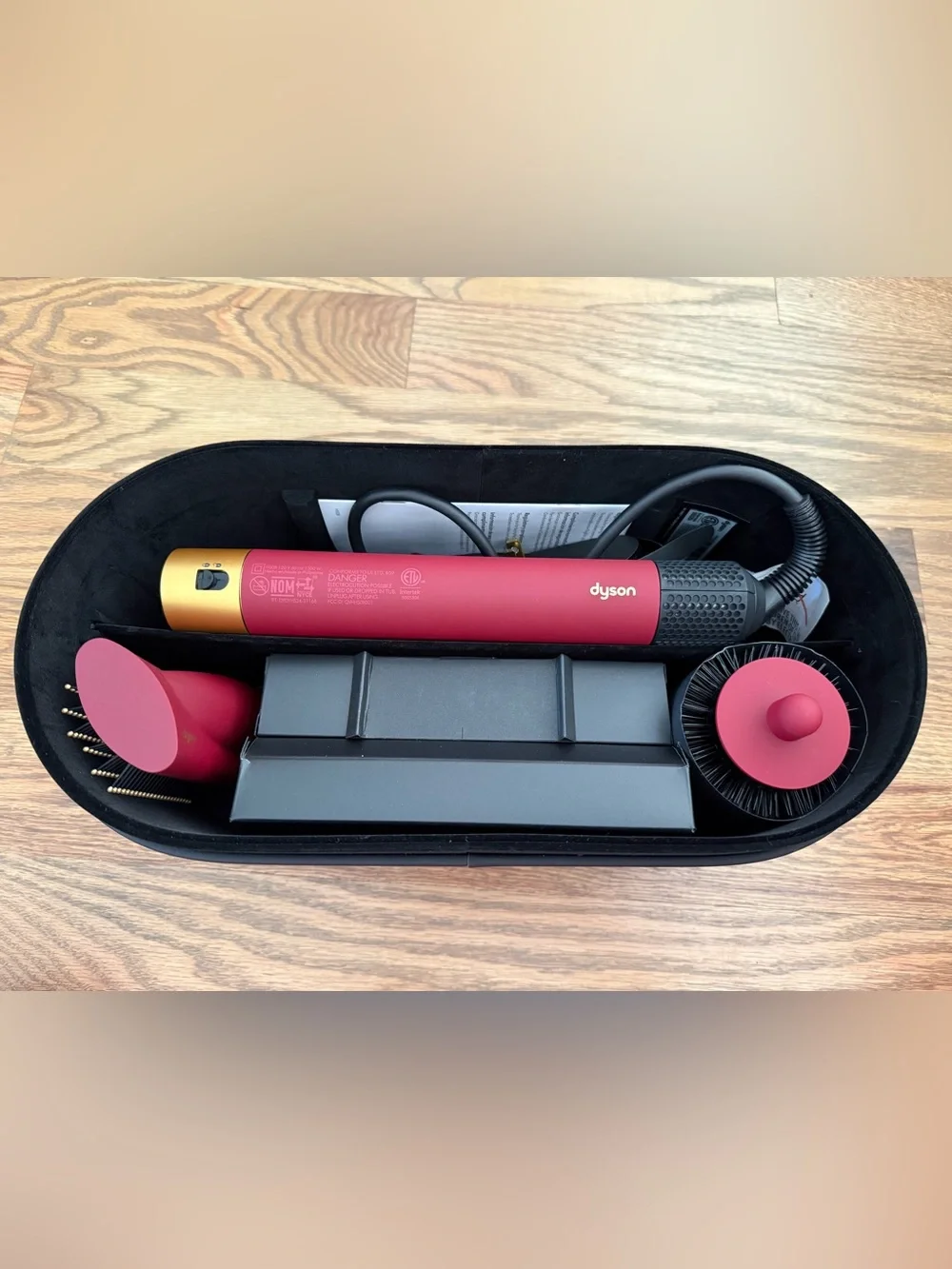 Dyson Black and Red Networking Accessory Organizer Case